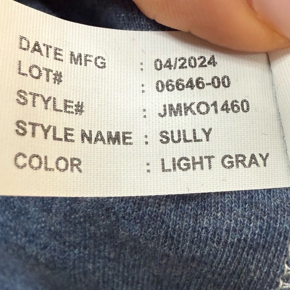 JOHNNIE-O Sully 1/4 Zip Pullover Light Gray Size M - Picture 13 of 13